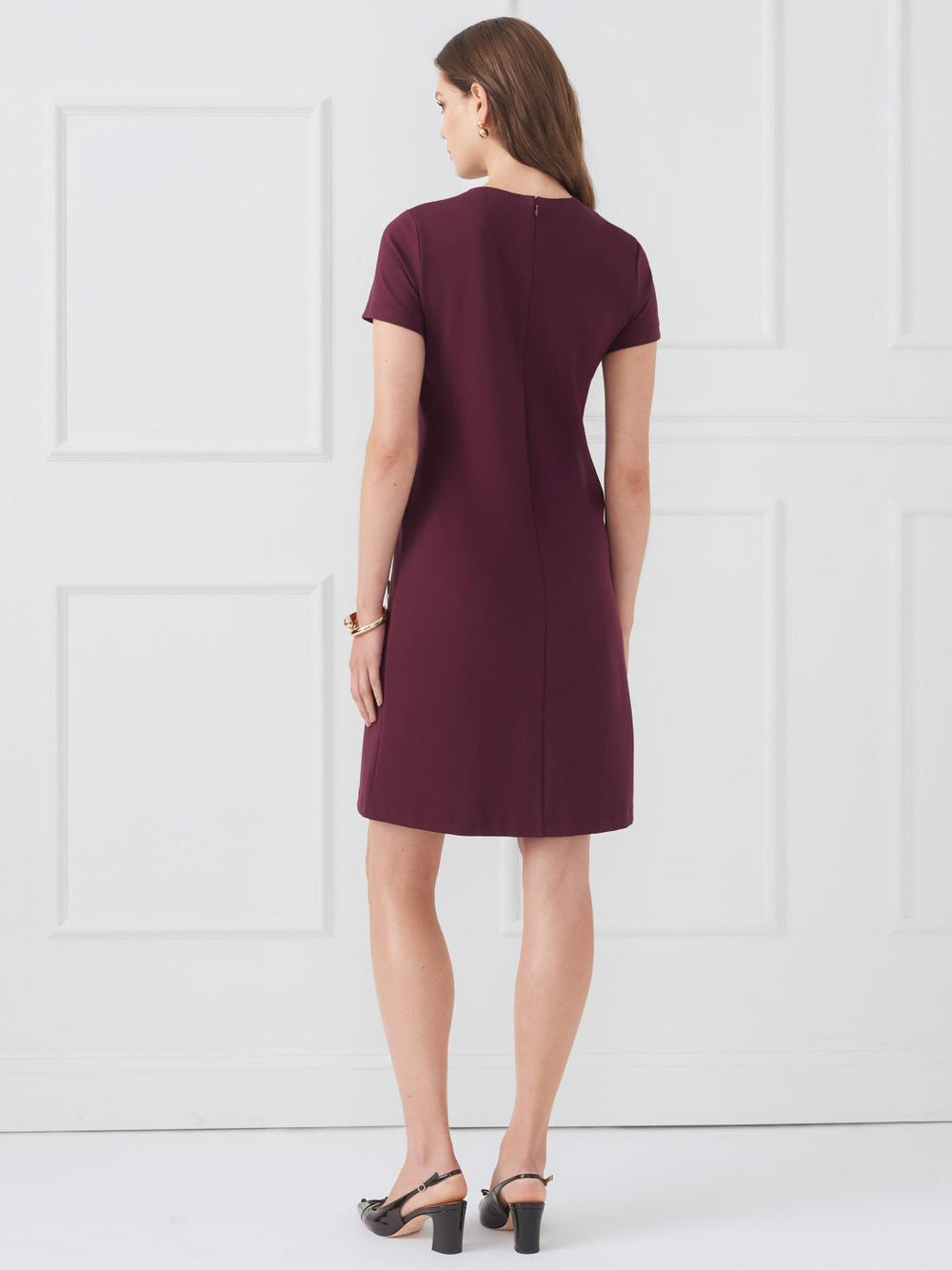 J.McLaughlin Florence Dress Merlot | Women Dresses