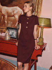 J.McLaughlin Florence Dress Merlot | Women Dresses