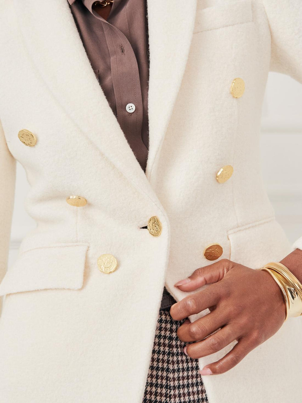 J.McLaughlin Genevieve Blazer Cream | Women Jackets