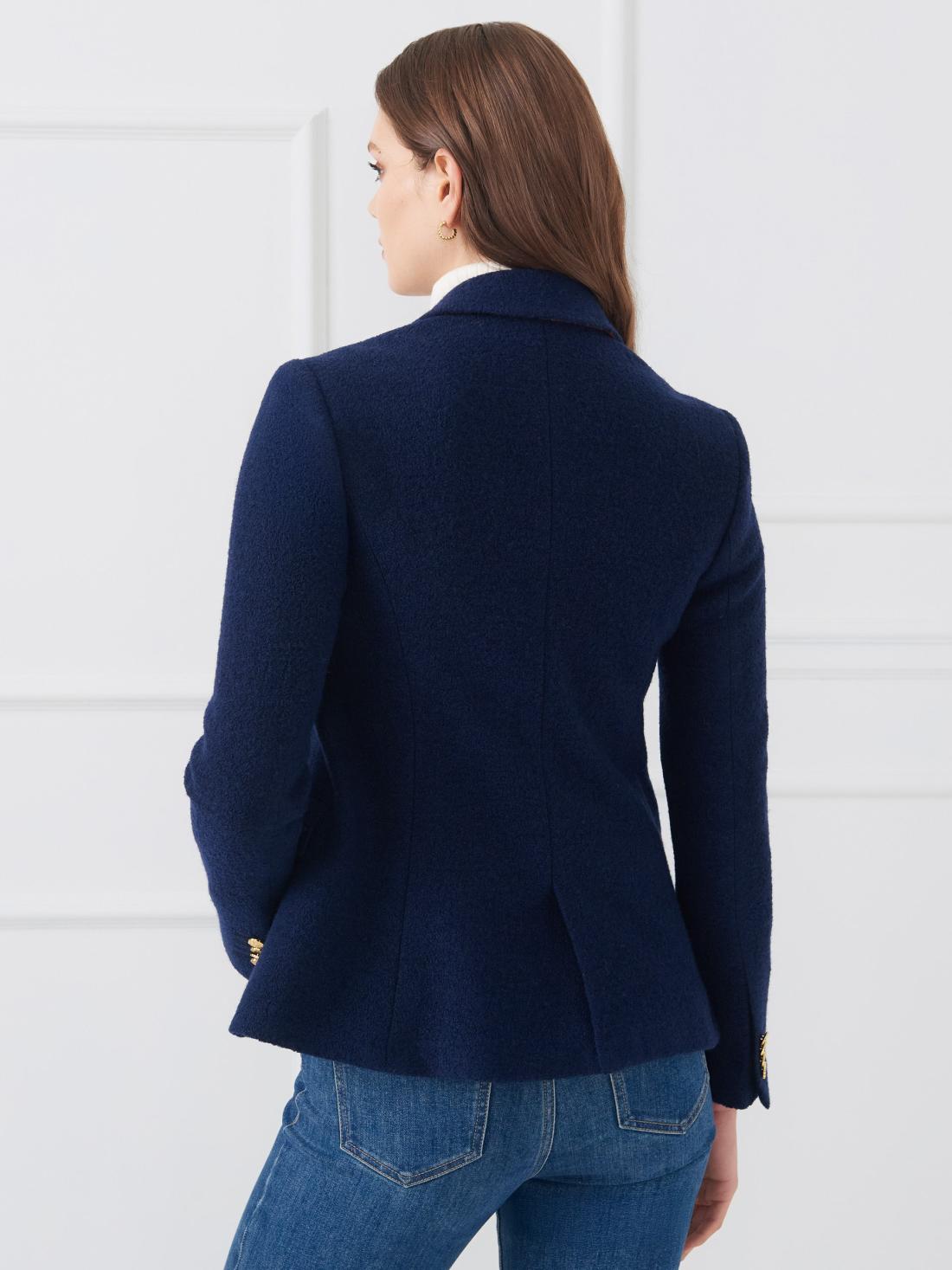 J.McLaughlin Genevieve Blazer Navy | Women Jackets