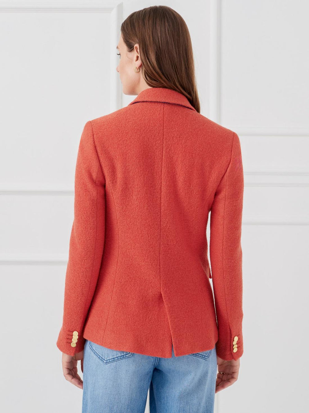 J.McLaughlin Genevieve Blazer Orange | Women Jackets