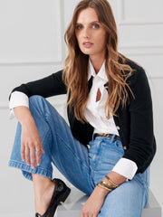 J.McLaughlin Gideon Cashmere Cardigan Black | Women Sweaters