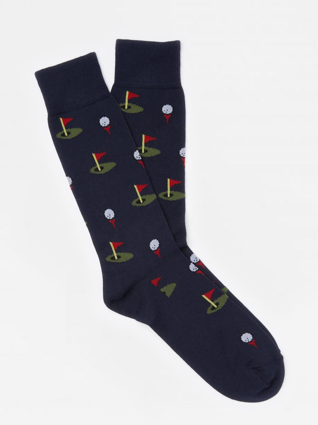 J.McLaughlin Golf Tee Socks Navy | Men Shoes &amp; Accessories