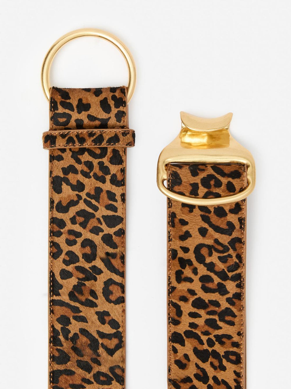 J.McLaughlin Isobel Pony Hair Belt In Leopard Brown/multi | Women Shoes &amp; Accessories