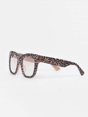 J.McLaughlin Jaden Readers In Leopard Dark Brown Leopard | Women Eyewear