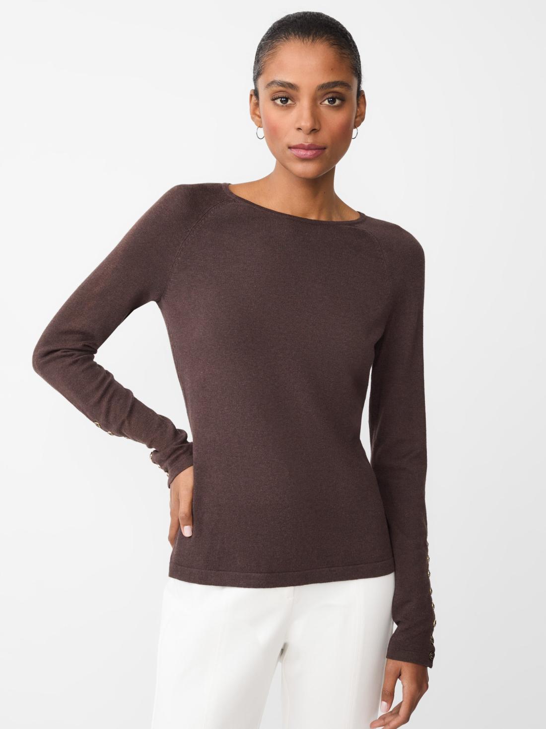 J.McLaughlin Jamey Sweater Heather Brown | Women Sweaters