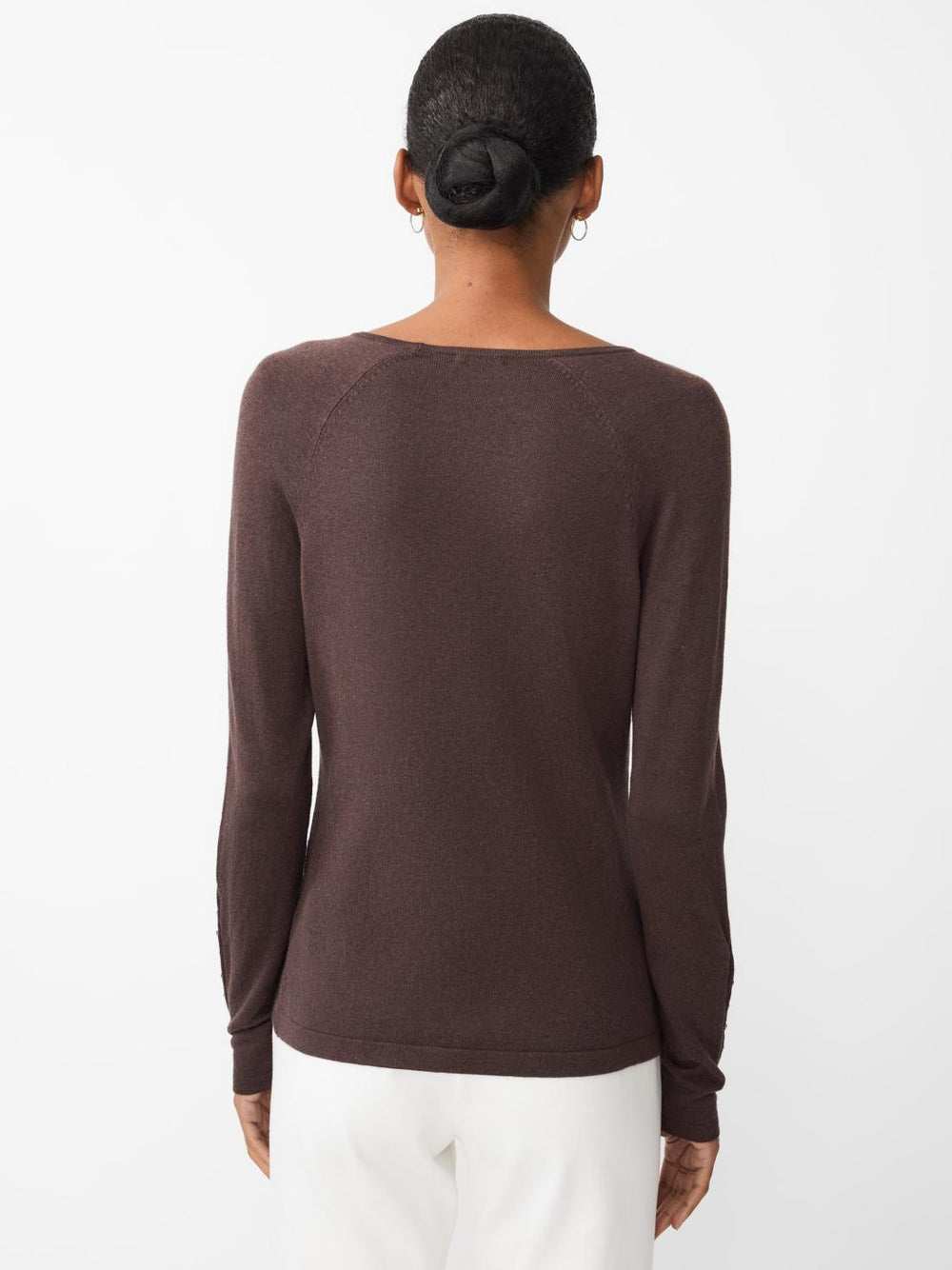 J.McLaughlin Jamey Sweater Heather Brown | Women Sweaters