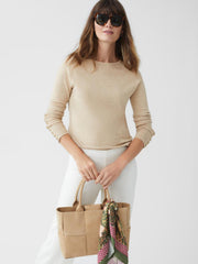 J.McLaughlin Jamey Sweater Heather Oatmeal | Women Sweaters