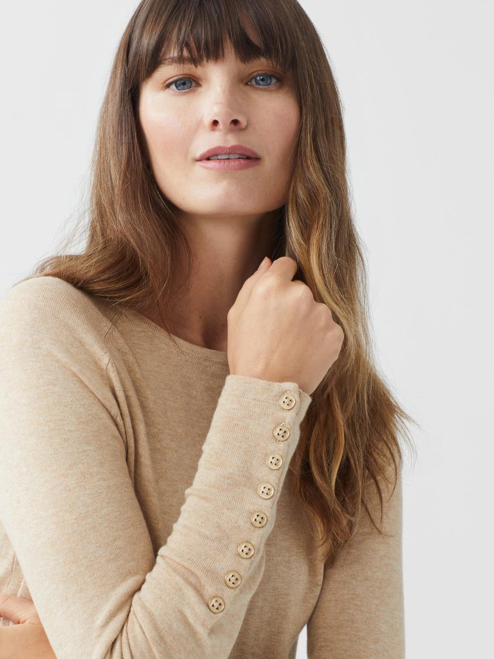 J.McLaughlin Jamey Sweater Heather Oatmeal | Women Sweaters
