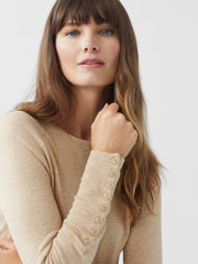 J.McLaughlin Jamey Sweater Heather Oatmeal | Women Sweaters