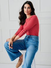 J.McLaughlin Jamey Sweater Maple | Women Sweaters