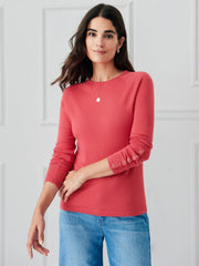 J.McLaughlin Jamey Sweater Maple | Women Sweaters