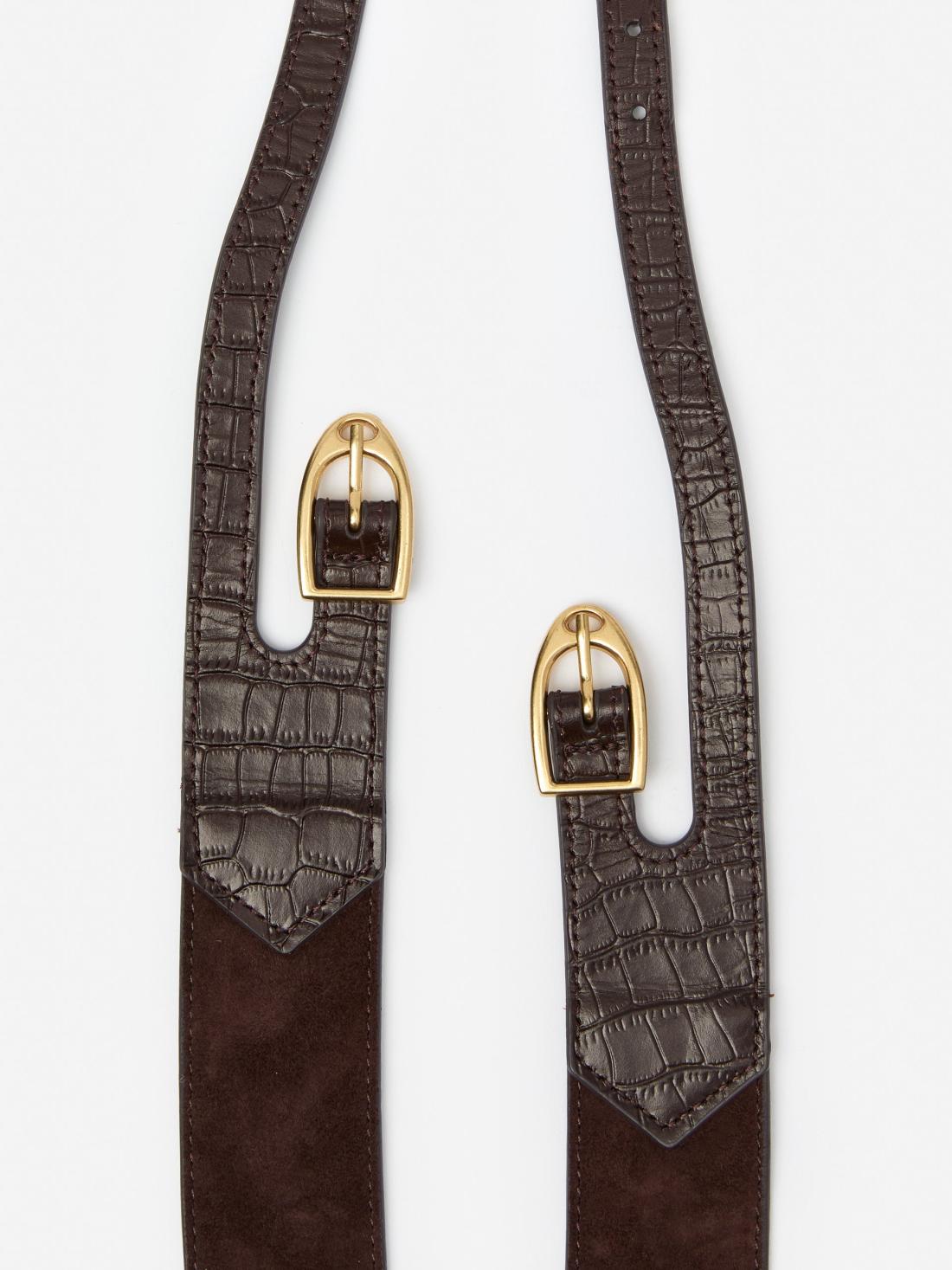 J.McLaughlin Jimena Belt Dark Brown | Women Shoes &amp; Accessories