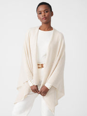 J.McLaughlin Julia Cashmere Wrap Oatmeal | Women Wraps &amp; Ponchos