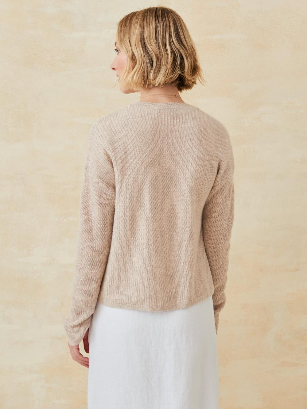 J.McLaughlin Kavi Cashmere Cardigan Heather Oatmeal | Women Sweaters