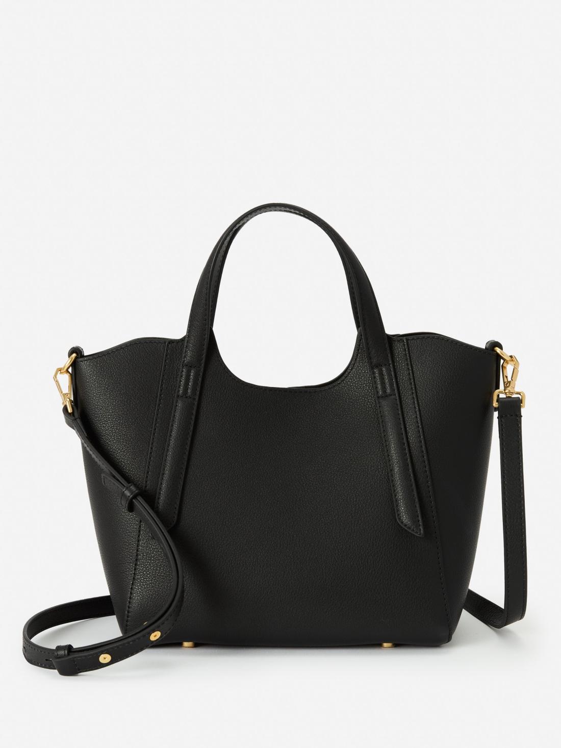 J.McLaughlin Lane Leather Mini Tote Black | Women Totes