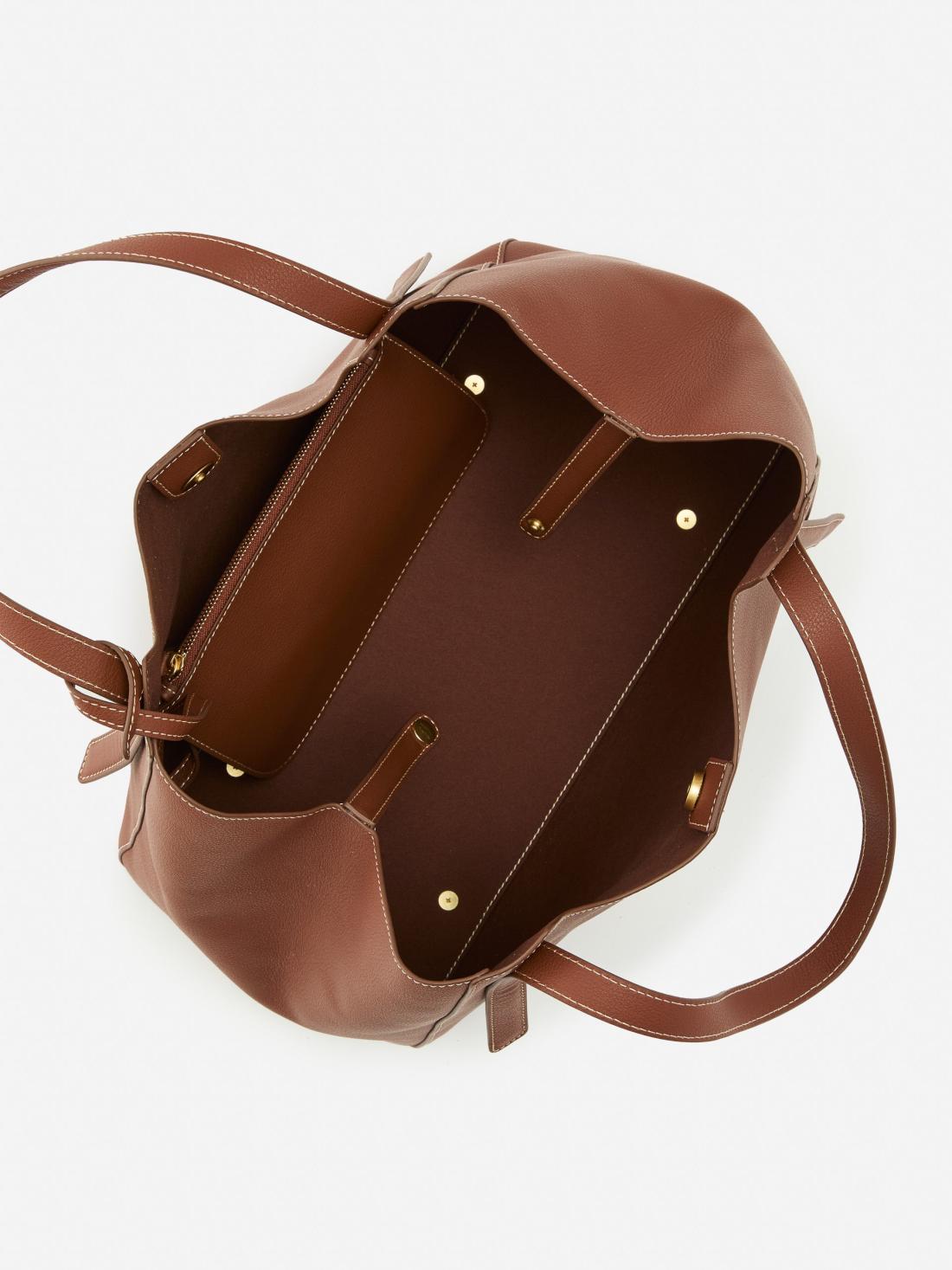 J.McLaughlin Lane Leather Tote Light Brown | Women Totes