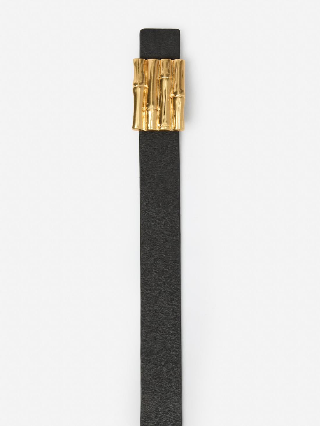 J.McLaughlin Lara Reversible Leather Belt Black/cork | Women Shoes &amp; Accessories