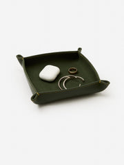 J.McLaughlin Leather Trinket Tray Green | Men Shoes &amp; Accessories
