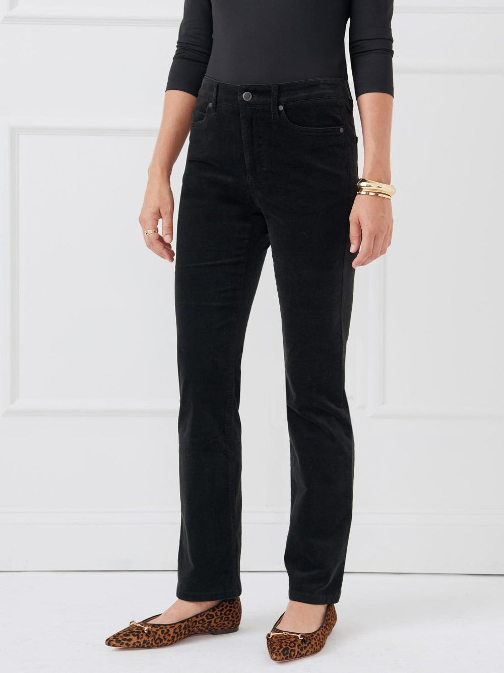 J.McLaughlin Lenni Velvet Jeans Black | Women Pants