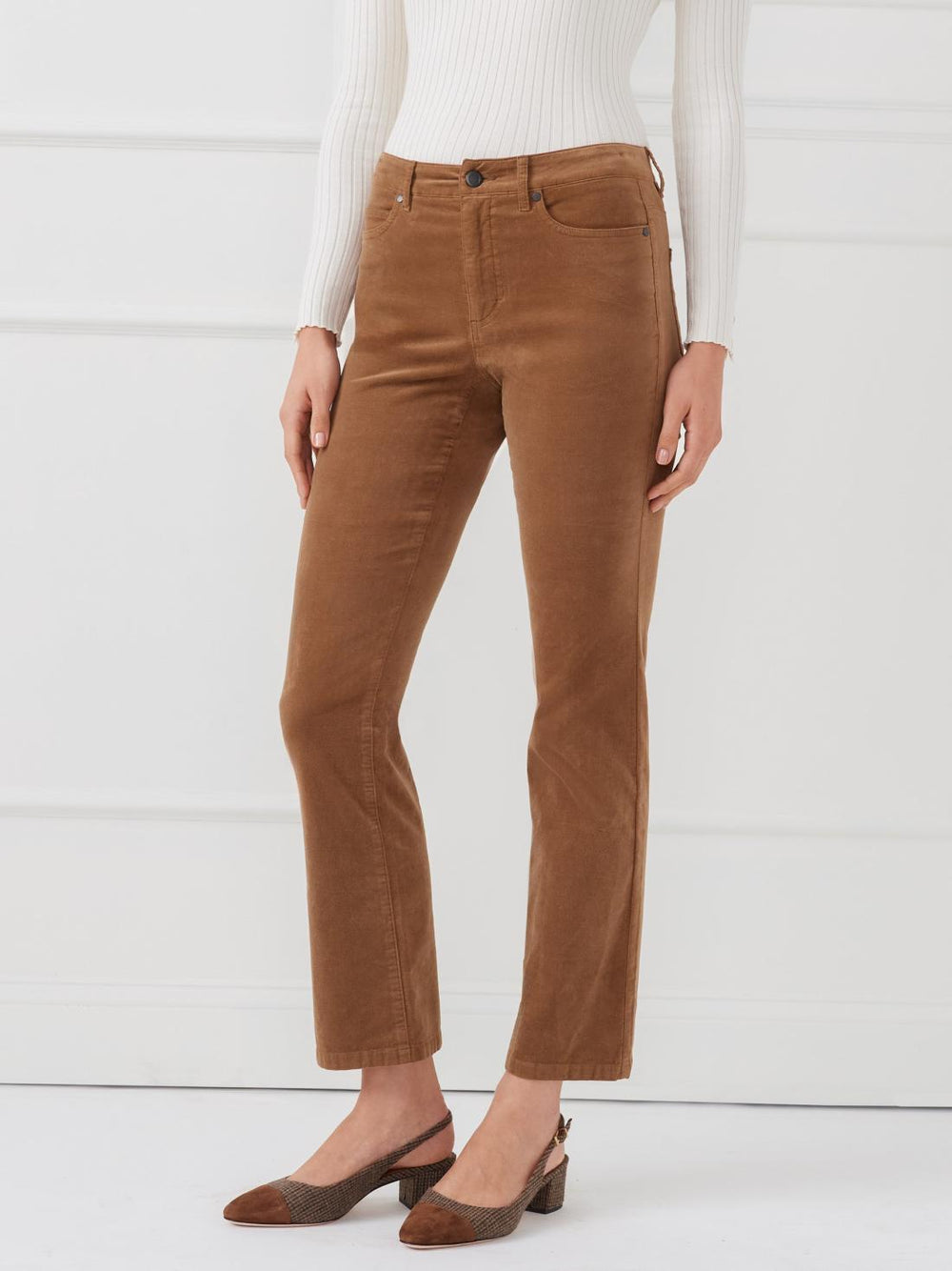 J.McLaughlin Lenni Velvet Jeans Camel | Women Pants