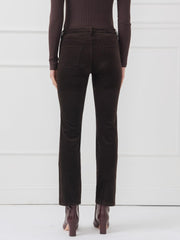 J.McLaughlin Lenni Velvet Jeans Dark Chocolate | Women Pants