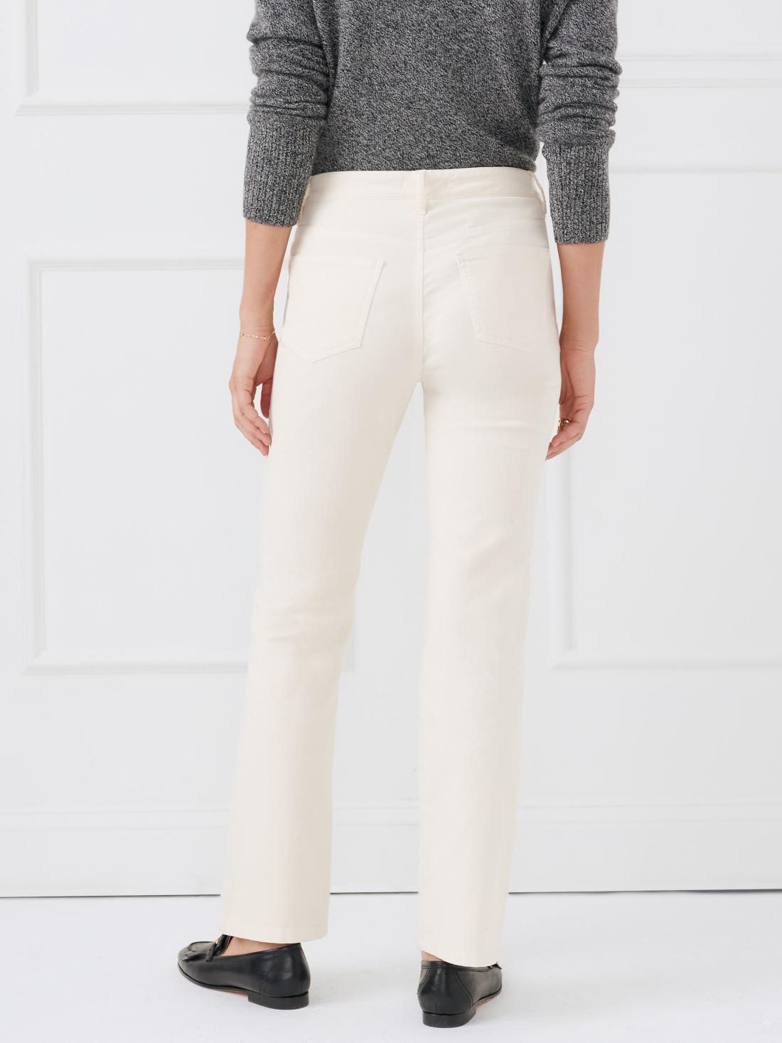 J.McLaughlin Lenni Velvet Jeans Egret White | Women Pants