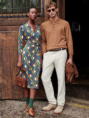 J.McLaughlin Lewiston Cashmere Sweater Light Coffee | Men/Women Sweaters