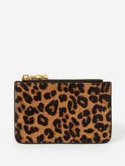 J.McLaughlin Libi Pony Hair Card Case In Leopard Brown/multi | Women Shoes &amp; Accessories