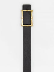 J.McLaughlin Lina Reversible Leather Belt Black/cork | Women Belts