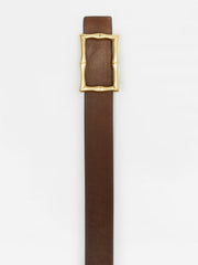 J.McLaughlin Lina Reversible Leather Belt Black/cork | Women Belts