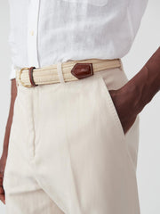 J.McLaughlin Linen Cotton Twill Oxford Pants Stone | Men Pants