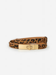 J.McLaughlin Liv Belt In Leopard Brown/multi | Women Belts