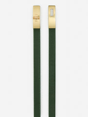 J.McLaughlin Liv Leather Belt Olive | Women Belts