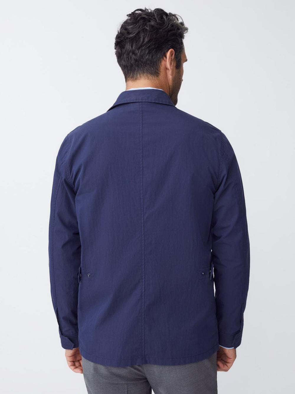 J.McLaughlin Madaket Safari Jacket Navy | Men Jackets &amp; Sport Coats