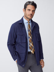 J.McLaughlin Madaket Safari Jacket Navy | Men Jackets &amp; Sport Coats