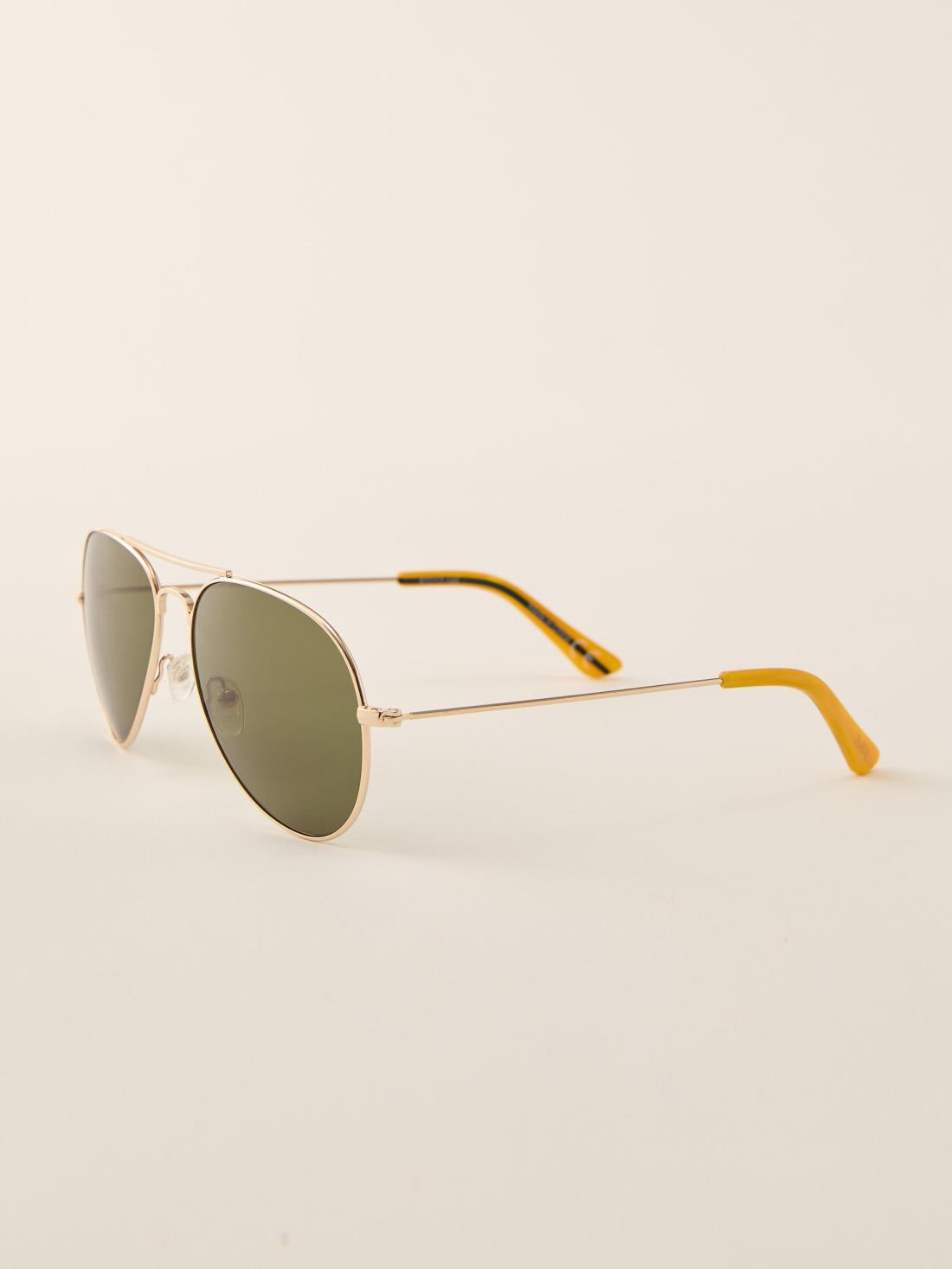 J.McLaughlin Maverick Sunglasses Dark Green/gold | Men Shoes &amp; Accessories