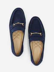 J.McLaughlin Melanie Suede Loafers Baltic Navy | Women Shoes &amp; Accessories