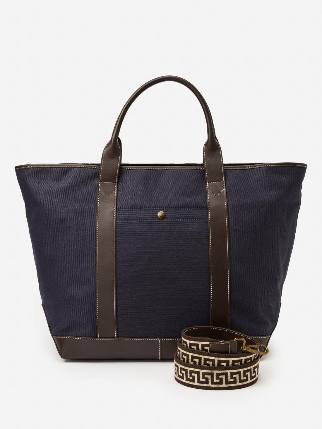 J.McLaughlin Men's Everyday Tote Bag Navy | Men Luggage &amp; Travel