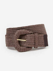 J.McLaughlin Mildred Raffia Belt Brown | Women Belts