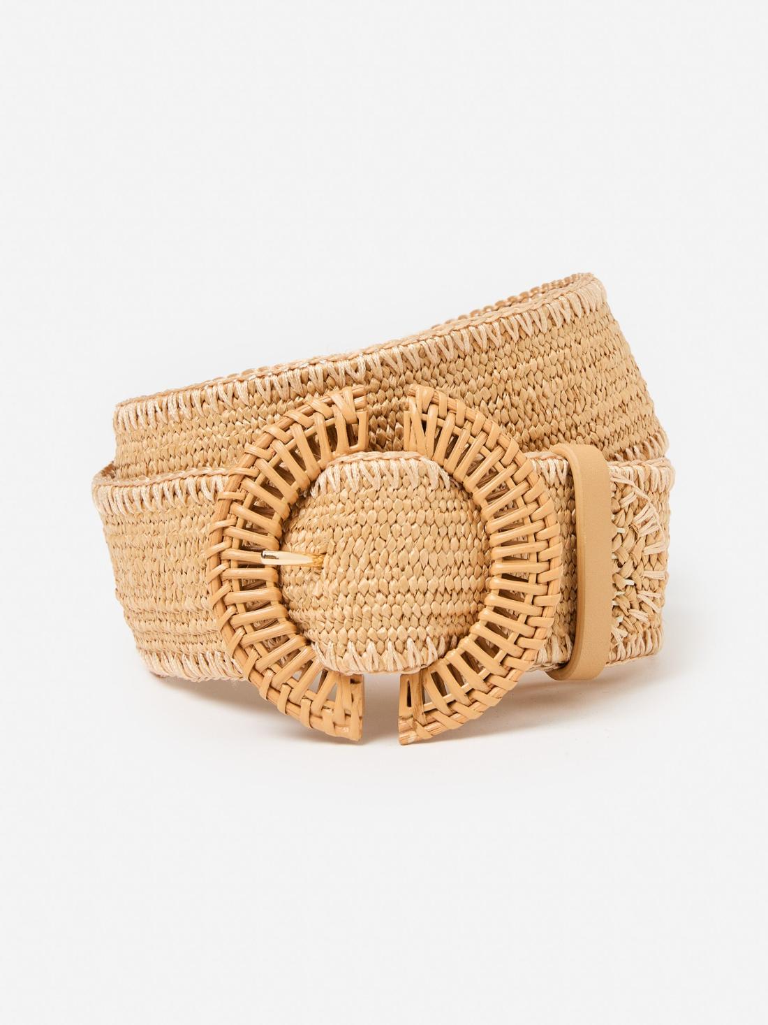 J.McLaughlin Millie Grasscloth Belt Natural | Women Belts