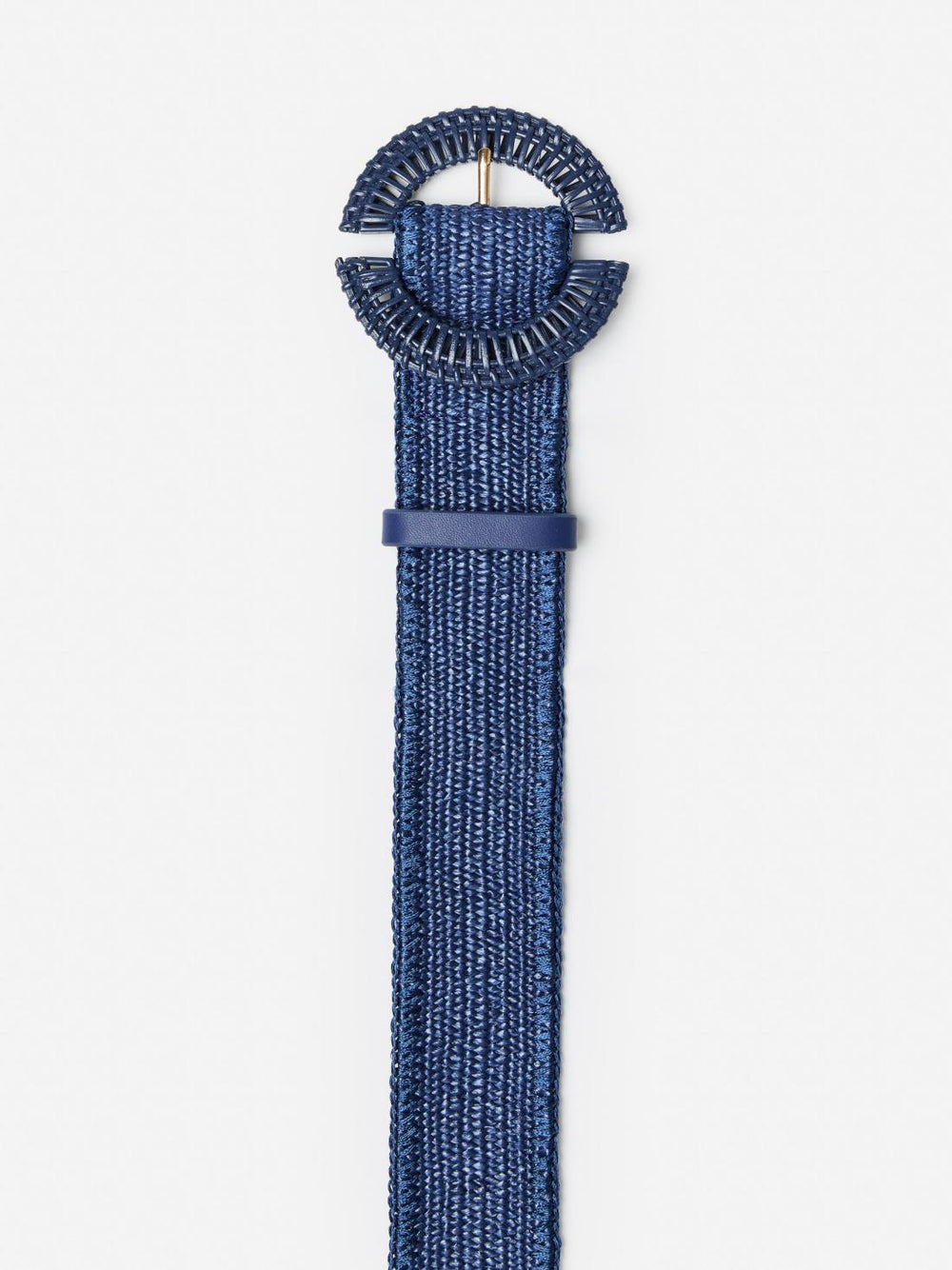 J.McLaughlin Millie Grasscloth Belt Navy | Women Belts