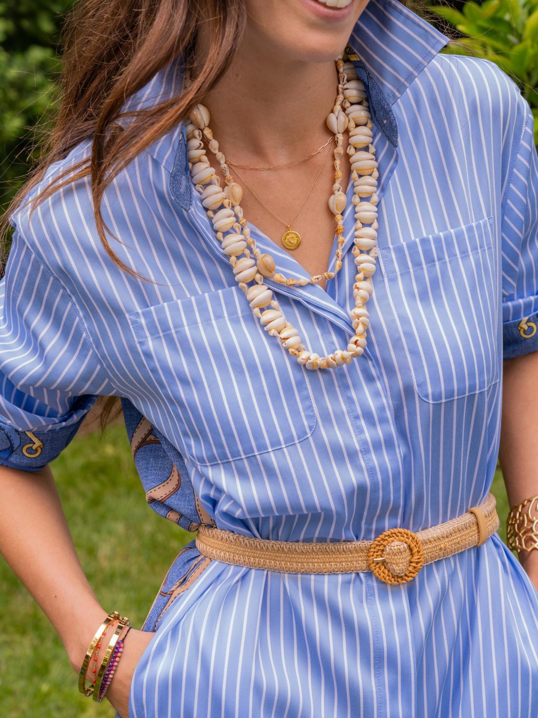 J.McLaughlin Mini Popie Grasscloth Belt Natural | Women Shoes &amp; Accessories