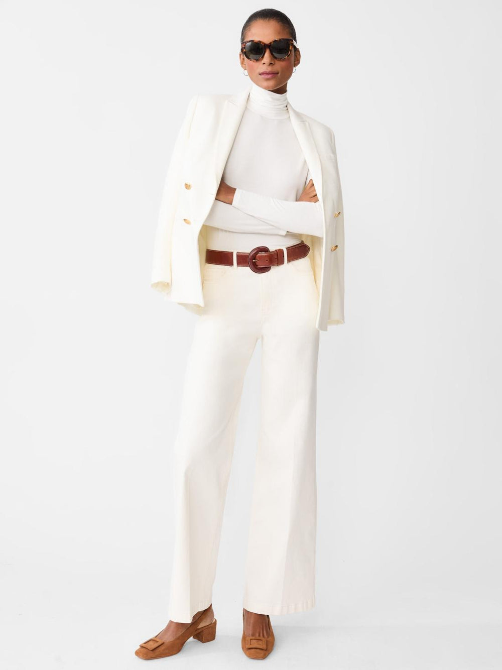 J.McLaughlin Nadia Turtleneck Off White | Women Shirts &amp; Tops
