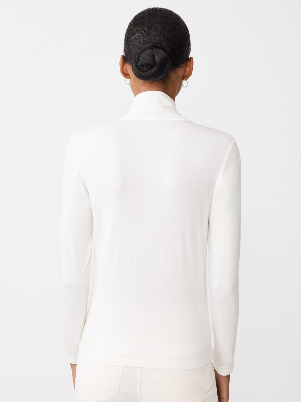 J.McLaughlin Nadia Turtleneck Off White | Women Shirts &amp; Tops