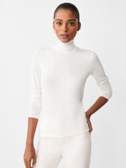 J.McLaughlin Nadia Turtleneck Off White | Women Shirts &amp; Tops