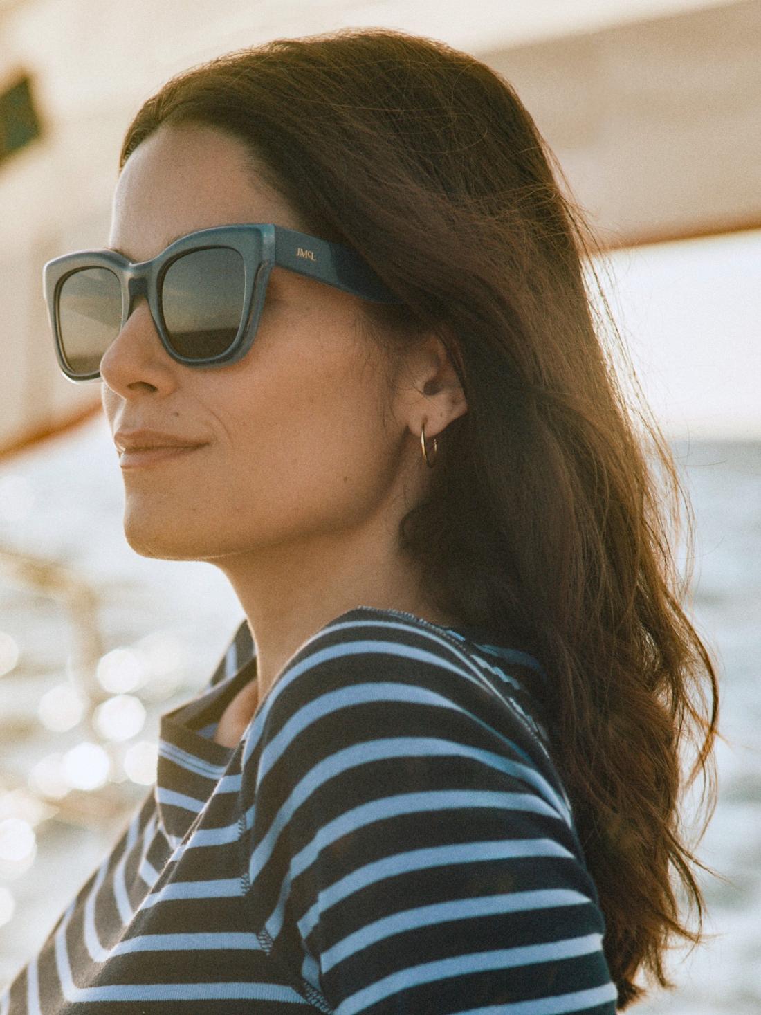 J.McLaughlin Nanette Sunglasses Navy | Women Eyewear
