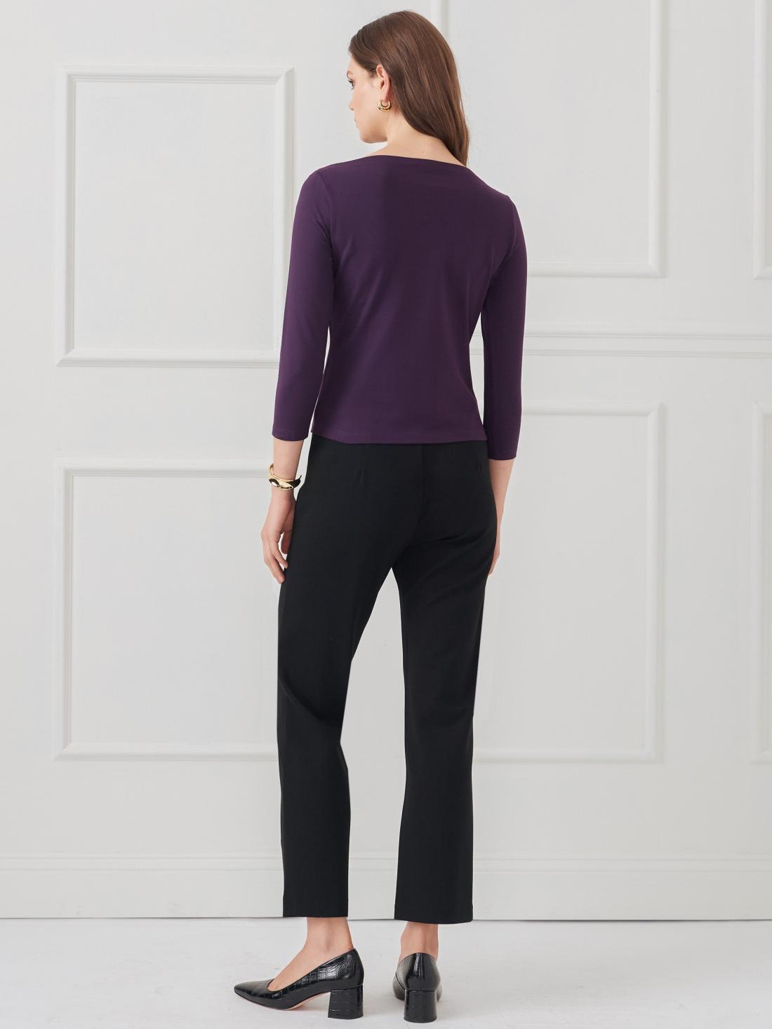 J.McLaughlin Natasha Tee Jewel Purple | Women Shirts &amp; Tops