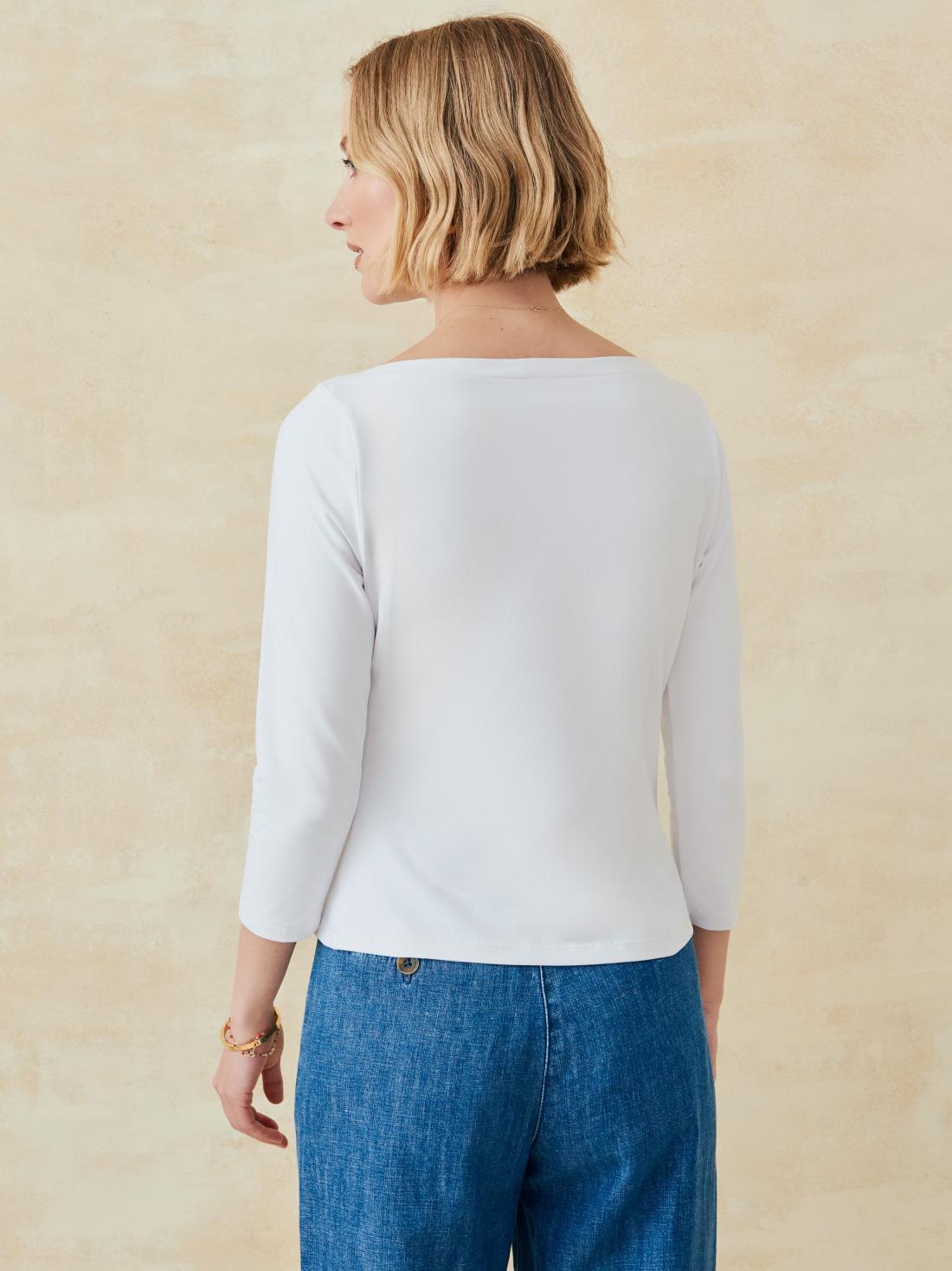 J.McLaughlin Natasha Tee White | Women Catalina Cloth™ Dresses