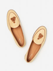 J.McLaughlin Oskar Grasscloth Loafers Natural/brown | Men Shoes